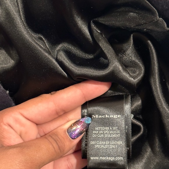 Mackage Navy Jacket - Picture 9 of 11